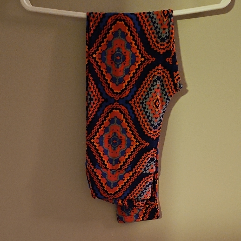 LuLaRoe Multicolor Abstract Leggings